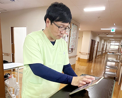 介護記録の入力