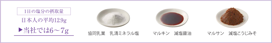 減塩ながらも美味しい食事